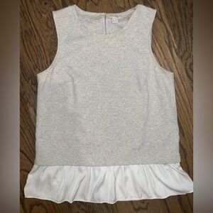 J.Crew‎ cotton and silk top